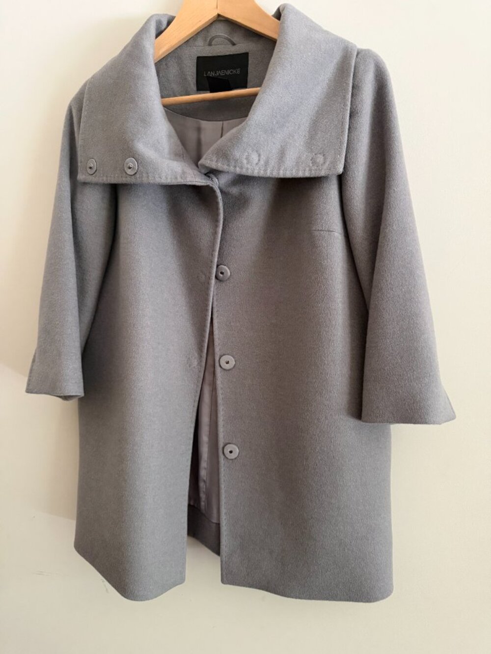 Cashmere Coat from Lan Jaenicke - Heather Grey